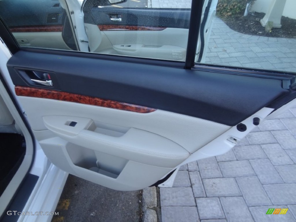 2012 Subaru Legacy 3.6R Limited Warm Ivory Door Panel Photo #74867756
