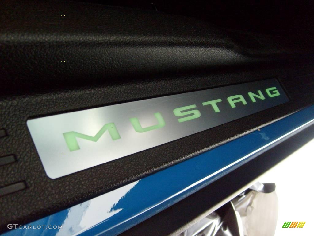 2010 Mustang GT Premium Coupe - Grabber Blue / Charcoal Black/Grabber Blue photo #45