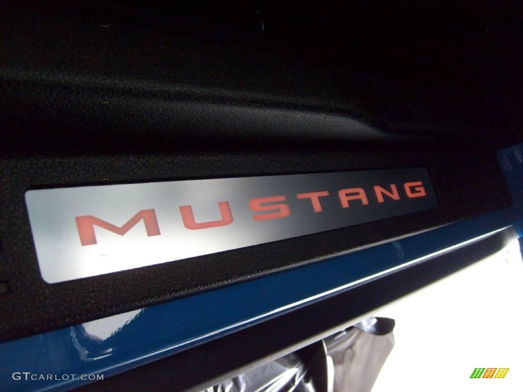 2010 Mustang GT Premium Coupe - Grabber Blue / Charcoal Black/Grabber Blue photo #48