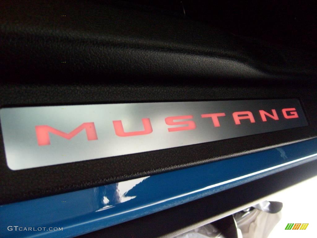 2010 Mustang GT Premium Coupe - Grabber Blue / Charcoal Black/Grabber Blue photo #49