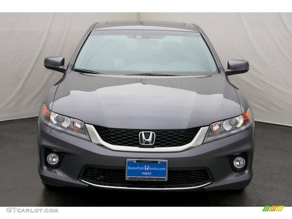 2013 Accord EX Coupe - Modern Steel Metallic / Black photo #2