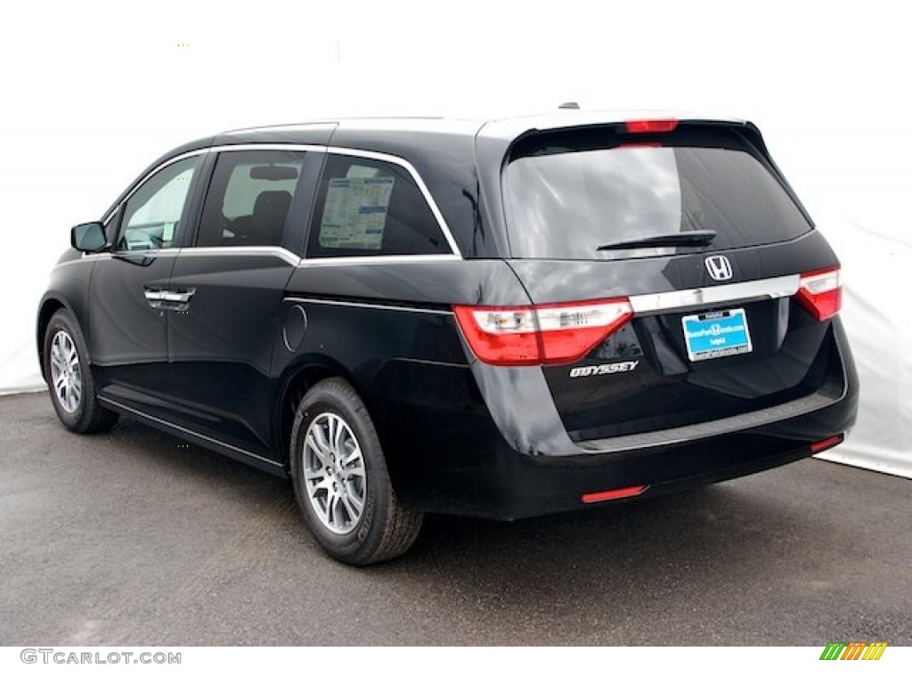 2013 Odyssey EX-L - Crystal Black Pearl / Gray photo #5