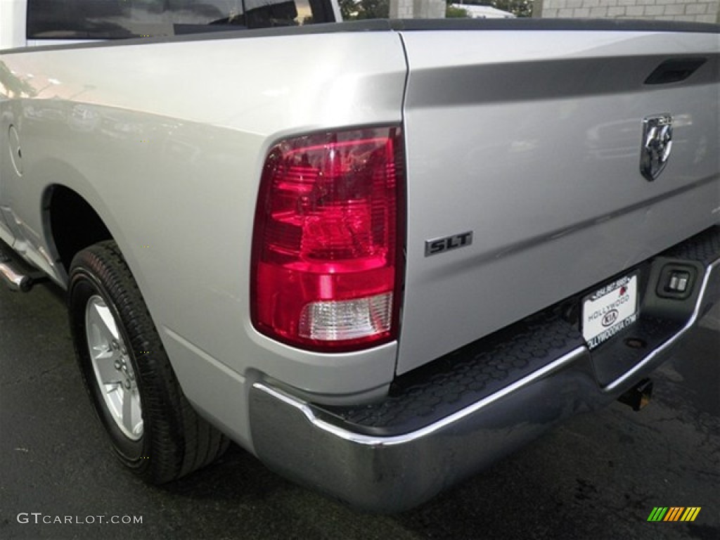 2010 Ram 1500 SLT Quad Cab - Bright Silver Metallic / Dark Slate/Medium Graystone photo #12