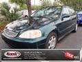 Clover Green Pearl 2000 Honda Civic EX Sedan