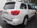 Super White - Sequoia Platinum 4WD Photo No. 3