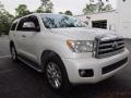 Super White - Sequoia Platinum 4WD Photo No. 4