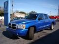 2007 Electric Blue Pearl Dodge Dakota SLT Quad Cab 4x4  photo #25