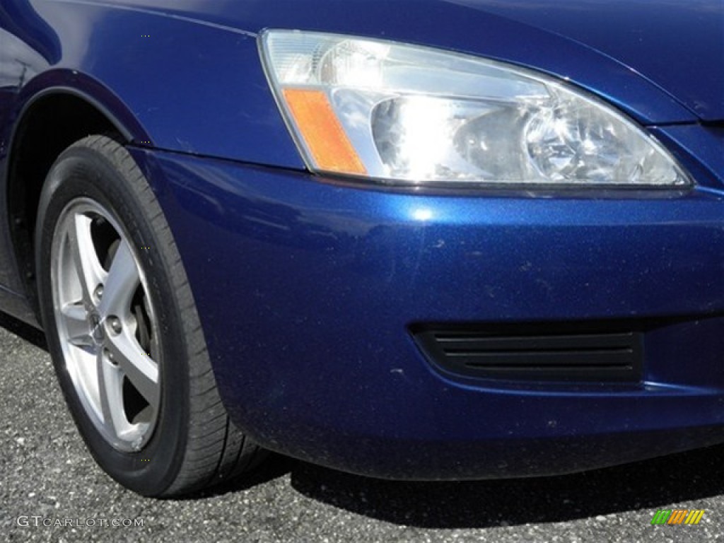 2003 Accord EX-L Coupe - Sapphire Blue Pearl / Black photo #2