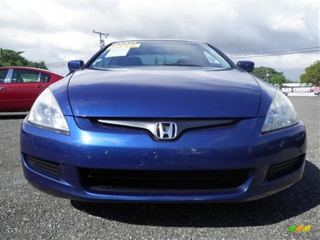 2003 Accord EX-L Coupe - Sapphire Blue Pearl / Black photo #3