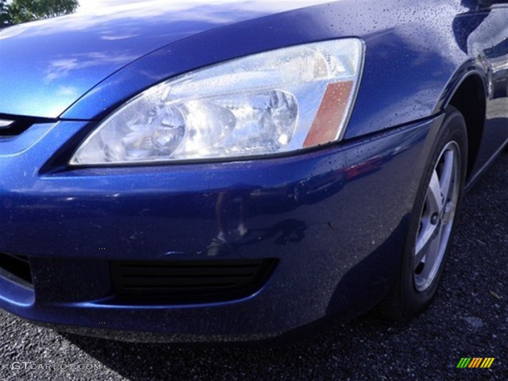 2003 Accord EX-L Coupe - Sapphire Blue Pearl / Black photo #6