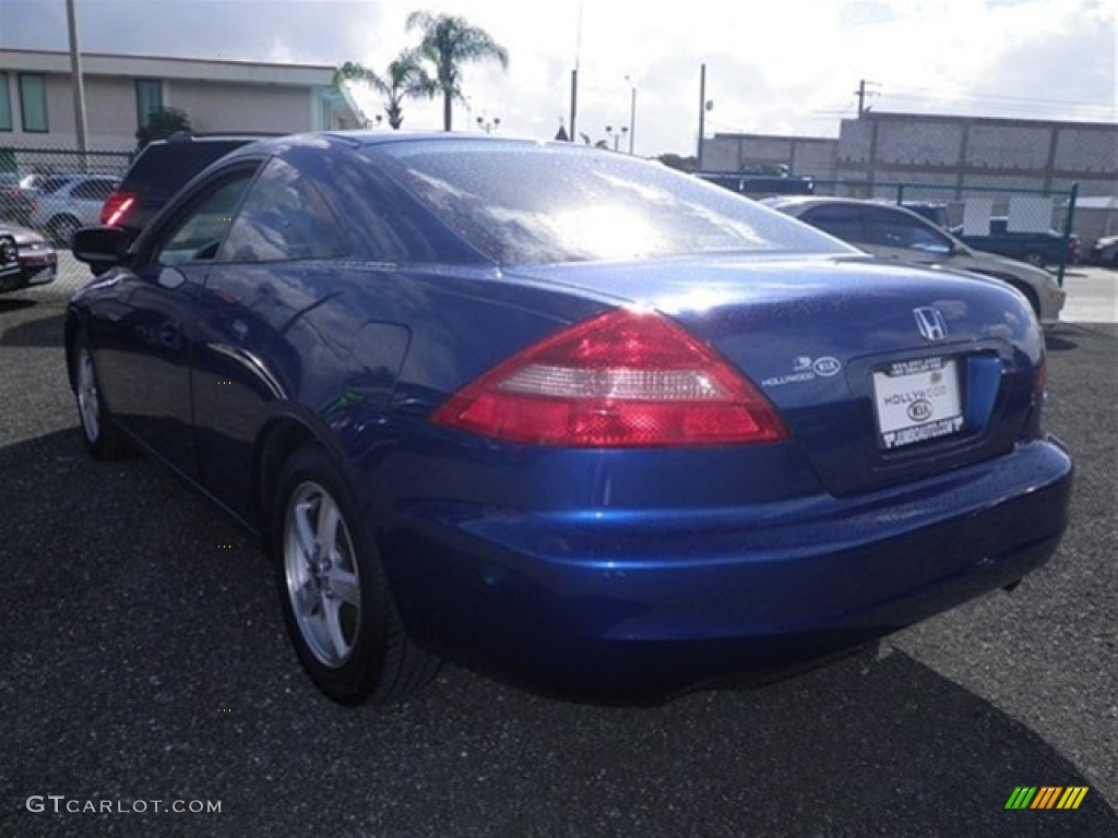 2003 Accord EX-L Coupe - Sapphire Blue Pearl / Black photo #9