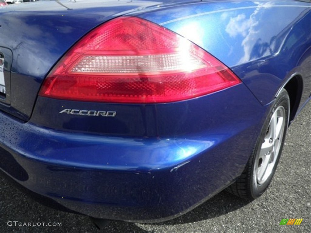 2003 Accord EX-L Coupe - Sapphire Blue Pearl / Black photo #14