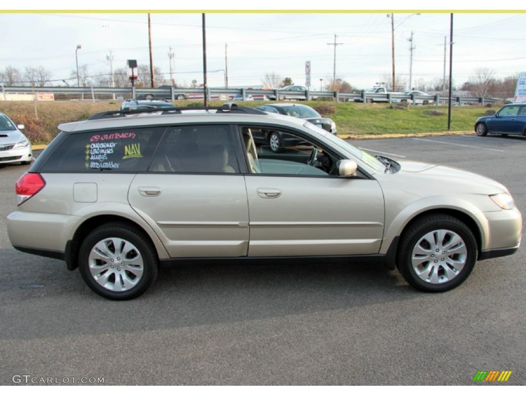 2009 Outback 2.5i Limited Wagon - Harvest Gold Metallic / Warm Ivory photo #4