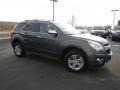 2013 Steel Green Metallic Chevrolet Equinox LTZ AWD  photo #2