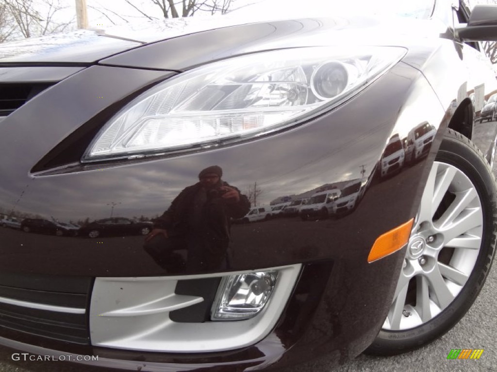 2010 MAZDA6 i Touring Sedan - Black Cherry Metallic / Black photo #7