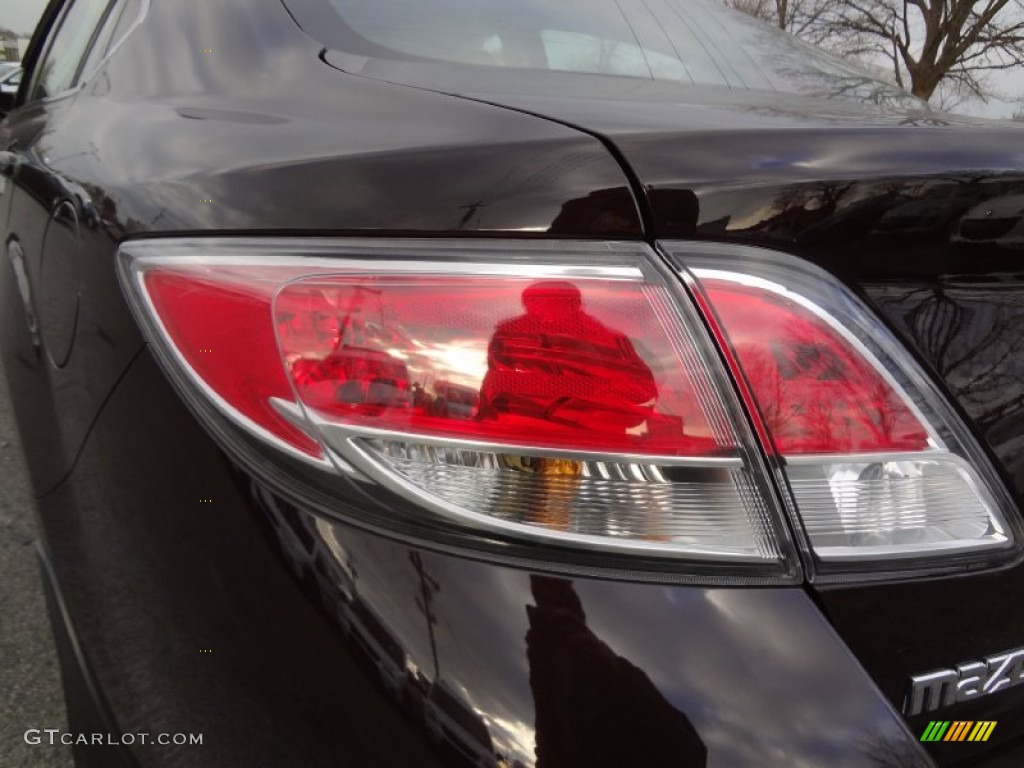 2010 MAZDA6 i Touring Sedan - Black Cherry Metallic / Black photo #8