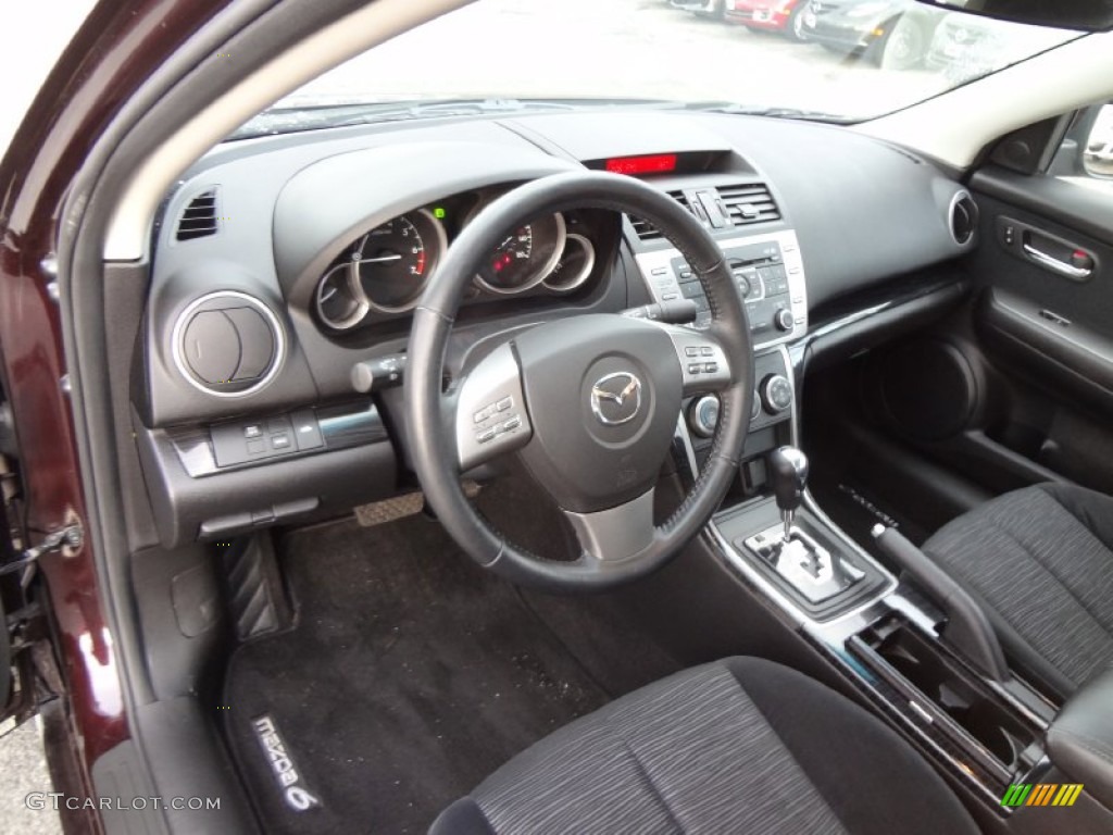 2010 MAZDA6 i Touring Sedan - Black Cherry Metallic / Black photo #12