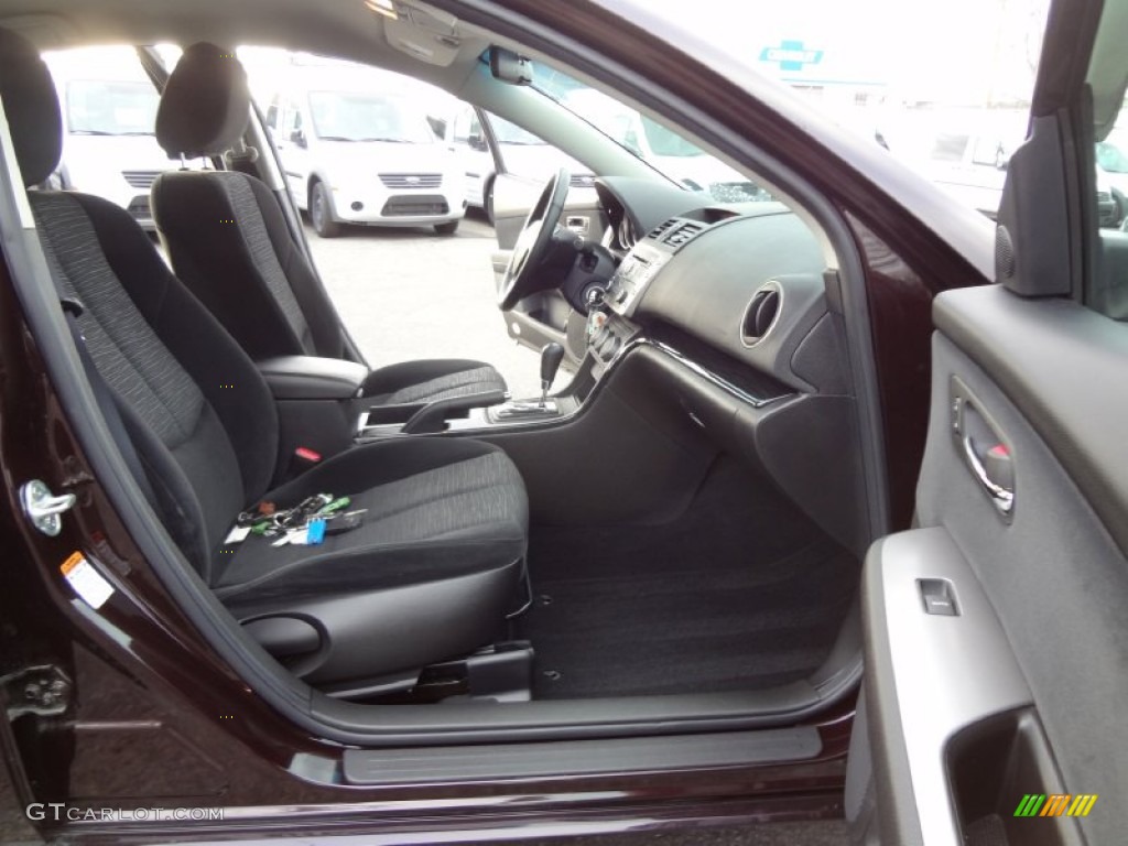 2010 MAZDA6 i Touring Sedan - Black Cherry Metallic / Black photo #19