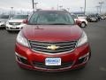 2013 Crystal Red Tintcoat Chevrolet Traverse LT AWD  photo #8