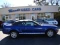 2005 Sonic Blue Metallic Ford Mustang V6 Deluxe Convertible  photo #1