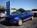 2005 Sonic Blue Metallic Ford Mustang V6 Deluxe Convertible  photo #4