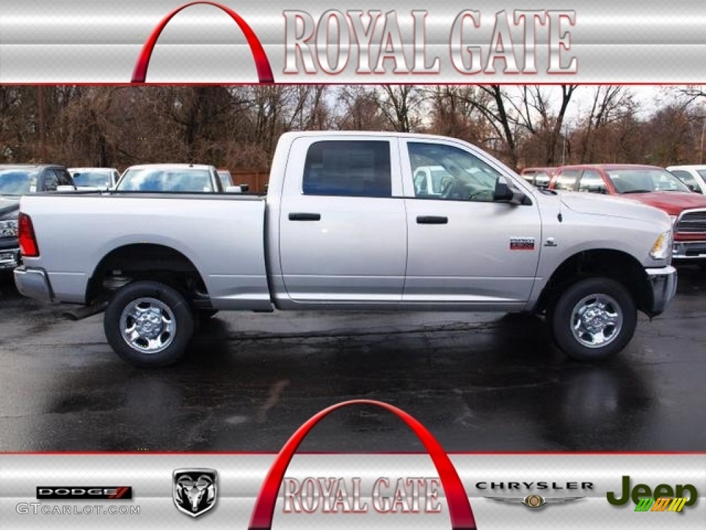 2012 Ram 2500 HD ST Crew Cab 4x4 - Bright Silver Metallic / Dark Slate/Medium Graystone photo #1
