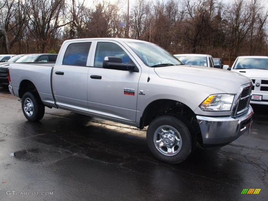 2012 Ram 2500 HD ST Crew Cab 4x4 - Bright Silver Metallic / Dark Slate/Medium Graystone photo #2