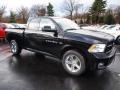 2012 Black Dodge Ram 1500 Express Quad Cab  photo #2