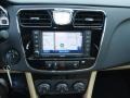 2013 Chrysler 200 Black/Light Frost Beige Interior Controls Photo