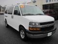 Summit White - Express LS 1500 AWD Passenger Van Photo No. 2