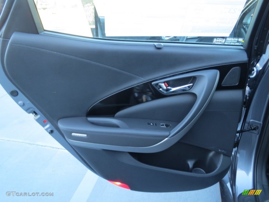 2013 Hyundai Azera Standard Azera Model Graphite Black Door Panel Photo #74881789