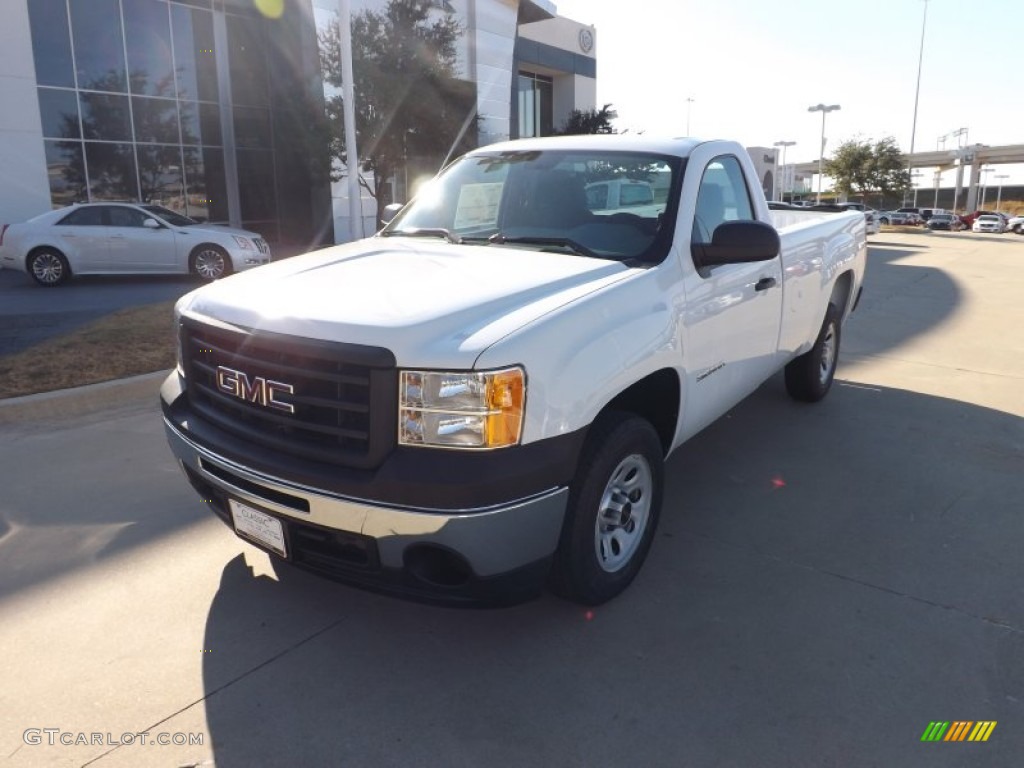 2013 Sierra 1500 Regular Cab - Summit White / Dark Titanium photo #1
