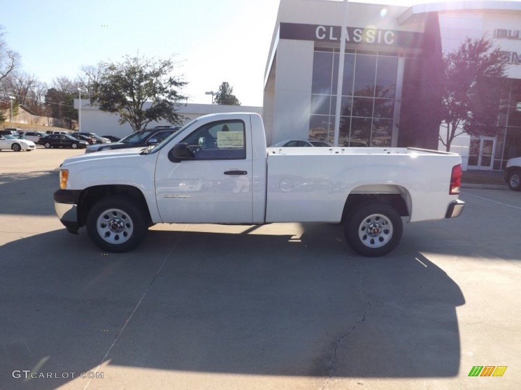 2013 Sierra 1500 Regular Cab - Summit White / Dark Titanium photo #2