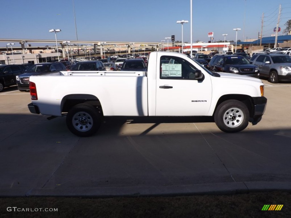 2013 Sierra 1500 Regular Cab - Summit White / Dark Titanium photo #6