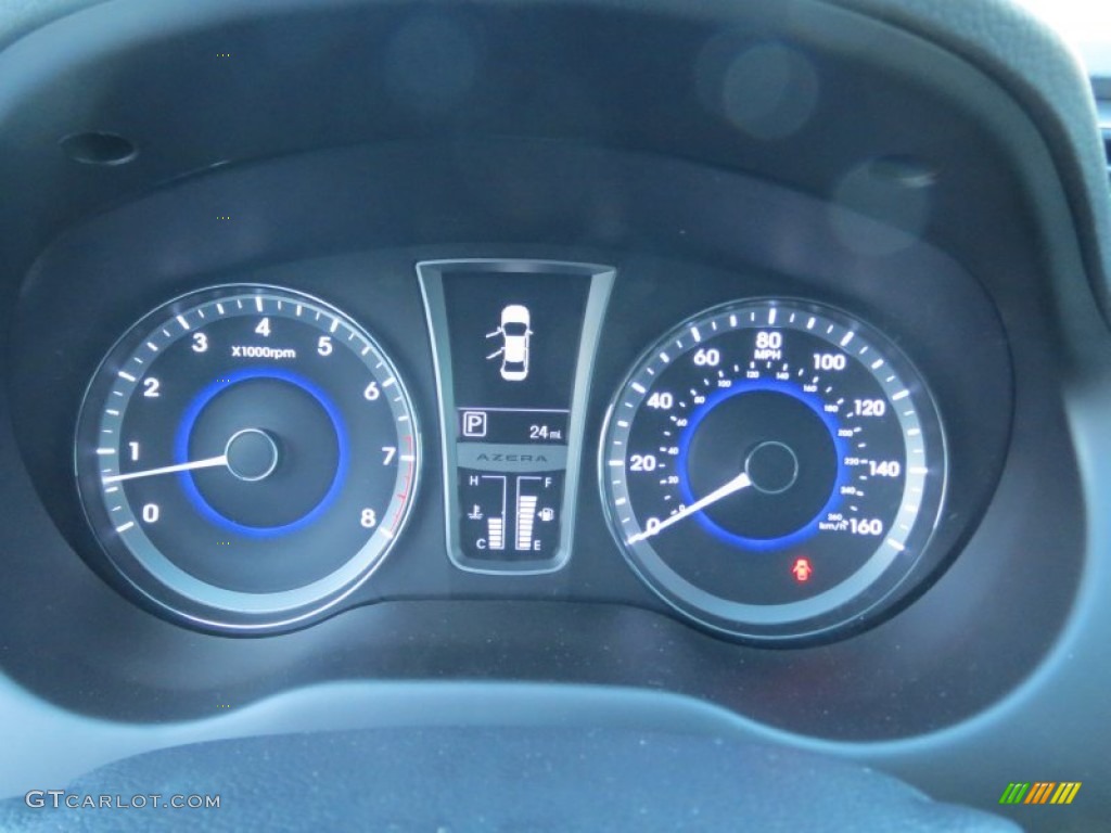 2013 Hyundai Azera Standard Azera Model Gauges Photo #74882133