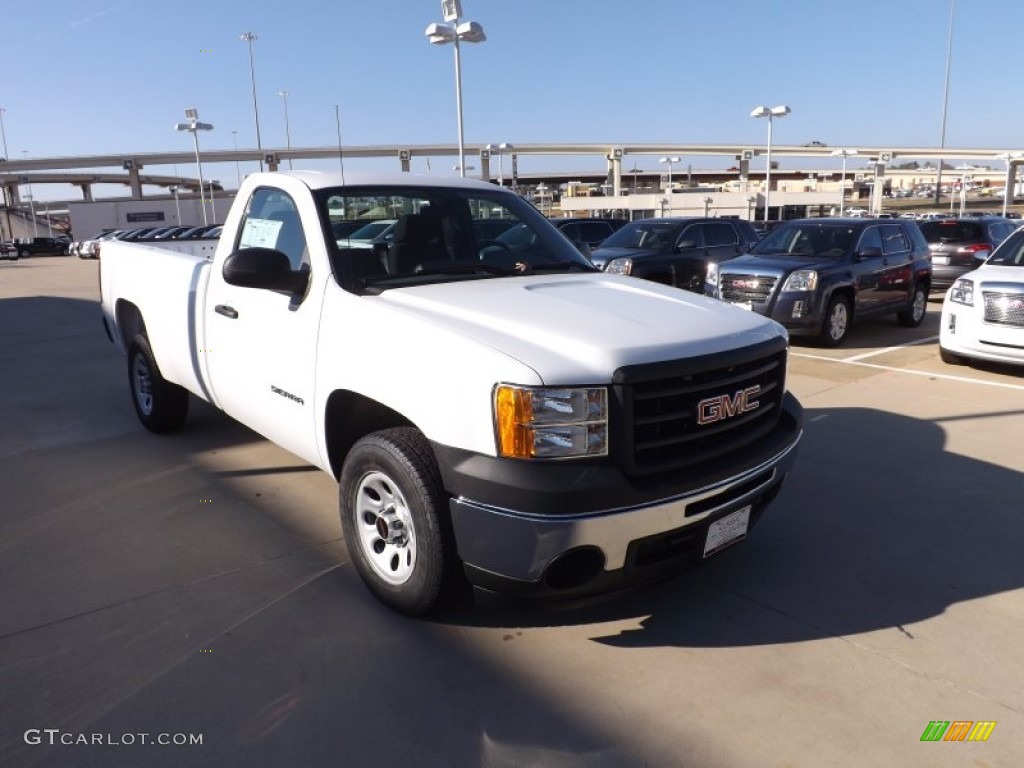 2013 Sierra 1500 Regular Cab - Summit White / Dark Titanium photo #7
