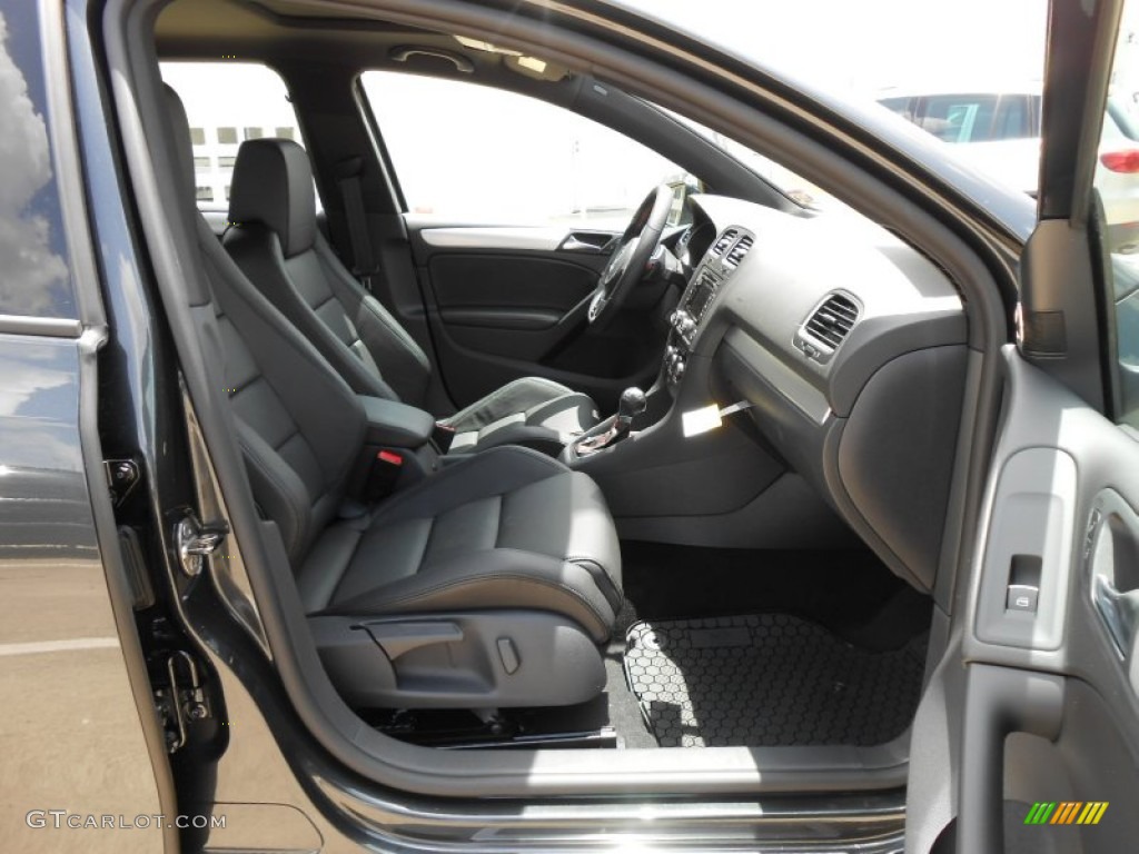 Titan Black Interior 2013 Volkswagen GTI 4 Door Autobahn Edition Photo #74882589