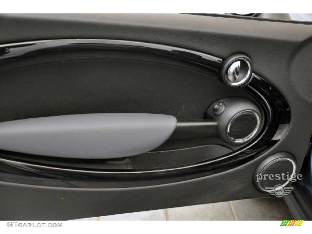 2010 Cooper S Convertible - Horizon Blue Metallic / Punch Carbon Black Leather photo #9