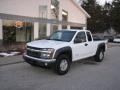 2004 Summit White Chevrolet Colorado Z71 Extended Cab 4x4  photo #7