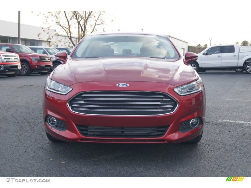 2013 Fusion SE 1.6 EcoBoost - Ruby Red Metallic / Charcoal Black photo #7