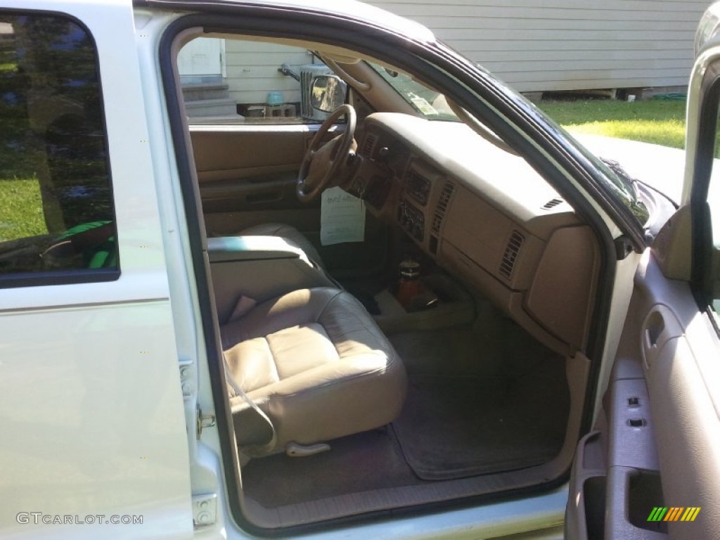 2001 Durango SLT - Bright White / Sandstone photo #6