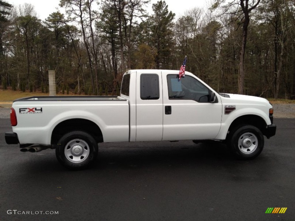 Oxford White 2008 Ford F250 Super Duty XL SuperCab 4x4 Exterior Photo #74883588
