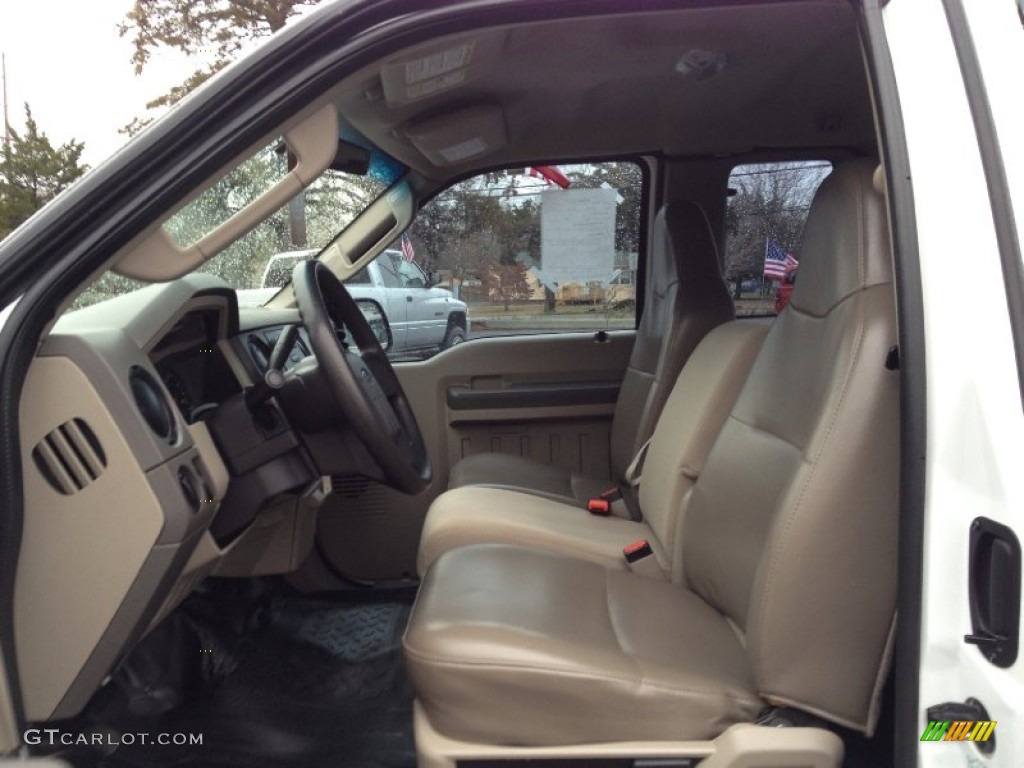 2008 Ford F250 Super Duty XL SuperCab 4x4 Front Seat Photo #74883932