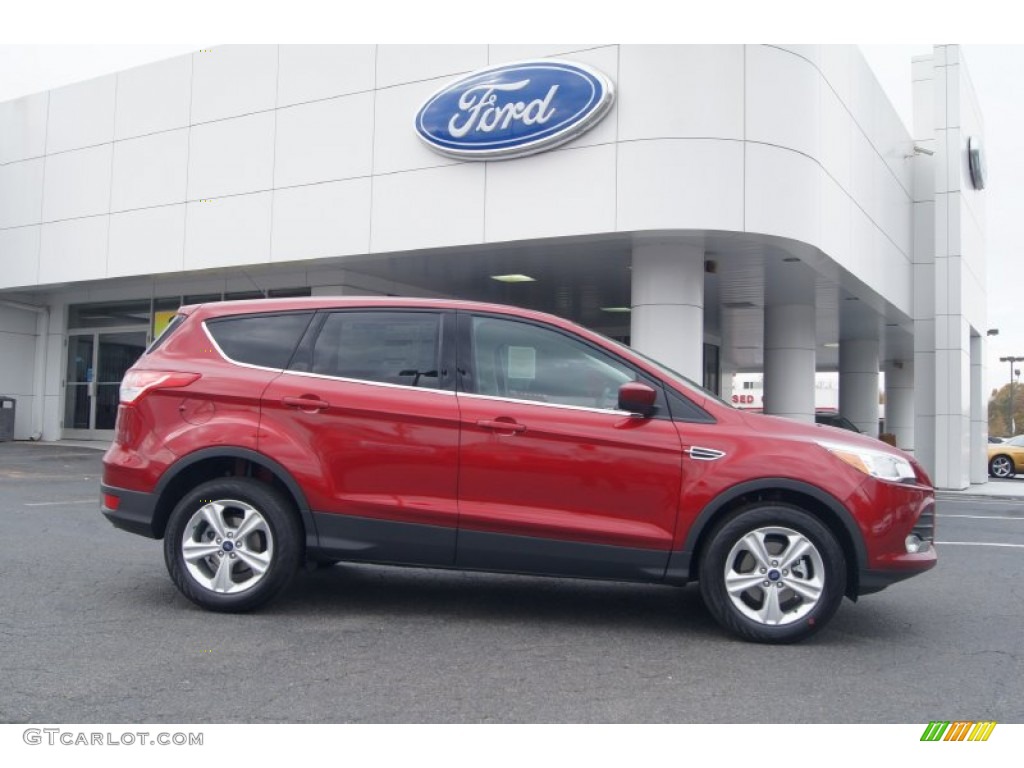 2013 Escape SE 1.6L EcoBoost - Ruby Red Metallic / Medium Light Stone photo #2