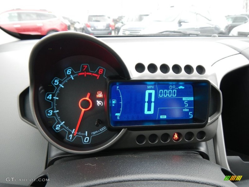 2013 Chevrolet Sonic LT Sedan Gauges Photo #74884884