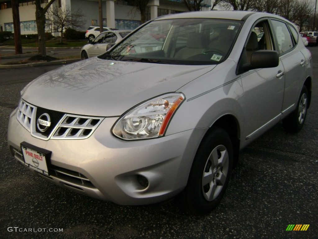 2011 Rogue S AWD - Silver Ice Metallic / Gray photo #1