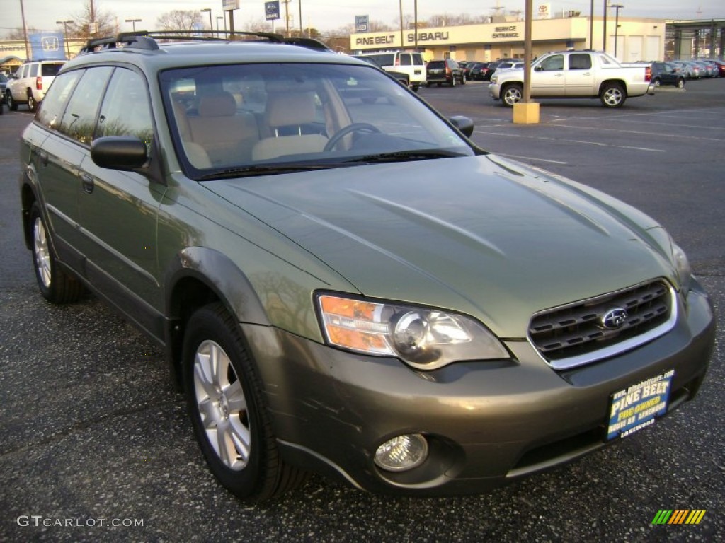 2005 Outback 2.5i Wagon - Willow Green Opal / Taupe photo #3