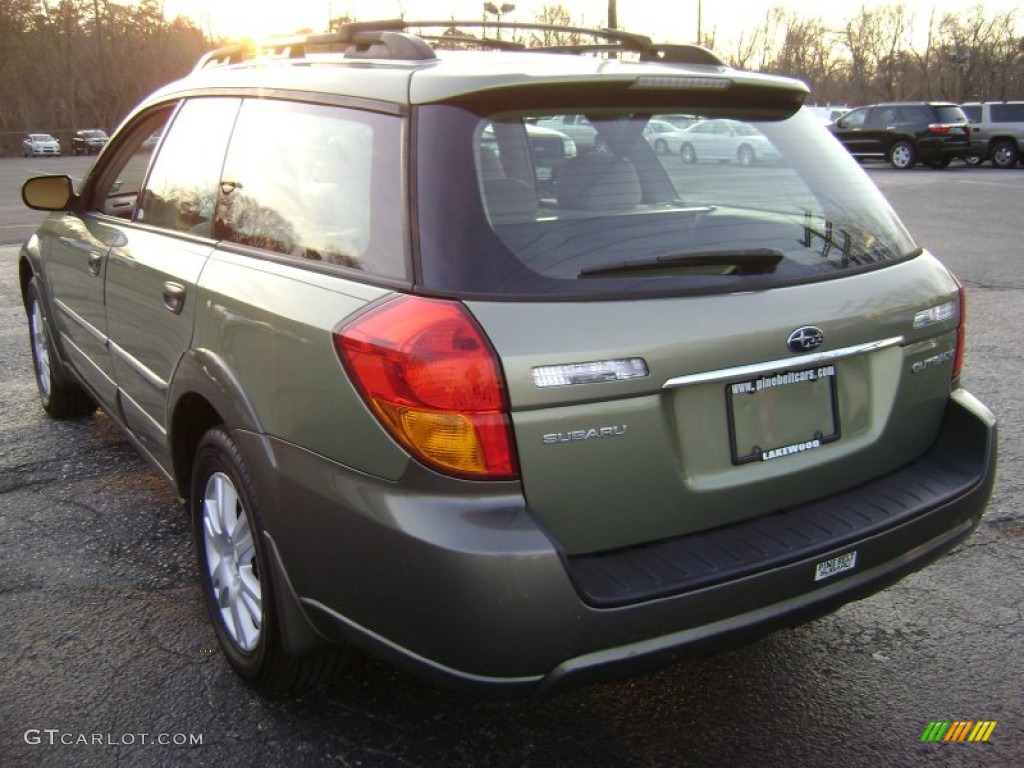 2005 Outback 2.5i Wagon - Willow Green Opal / Taupe photo #6