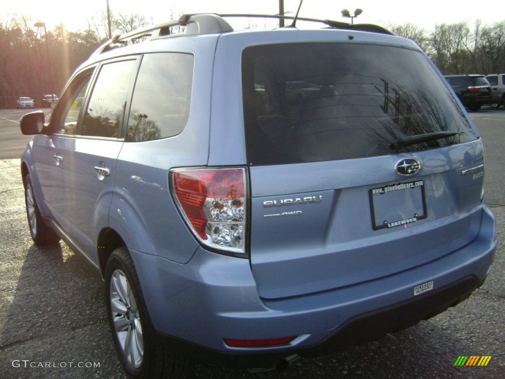 2012 Forester 2.5 X Premium - Ice Blue Metallic / Platinum photo #6