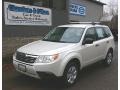 2010 Satin White Pearl Subaru Forester 2.5 X  photo #1